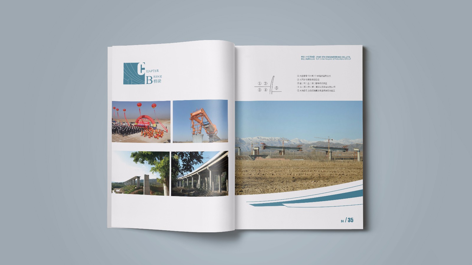 中鐵企業(yè)宣傳畫冊設(shè)計(jì)制作